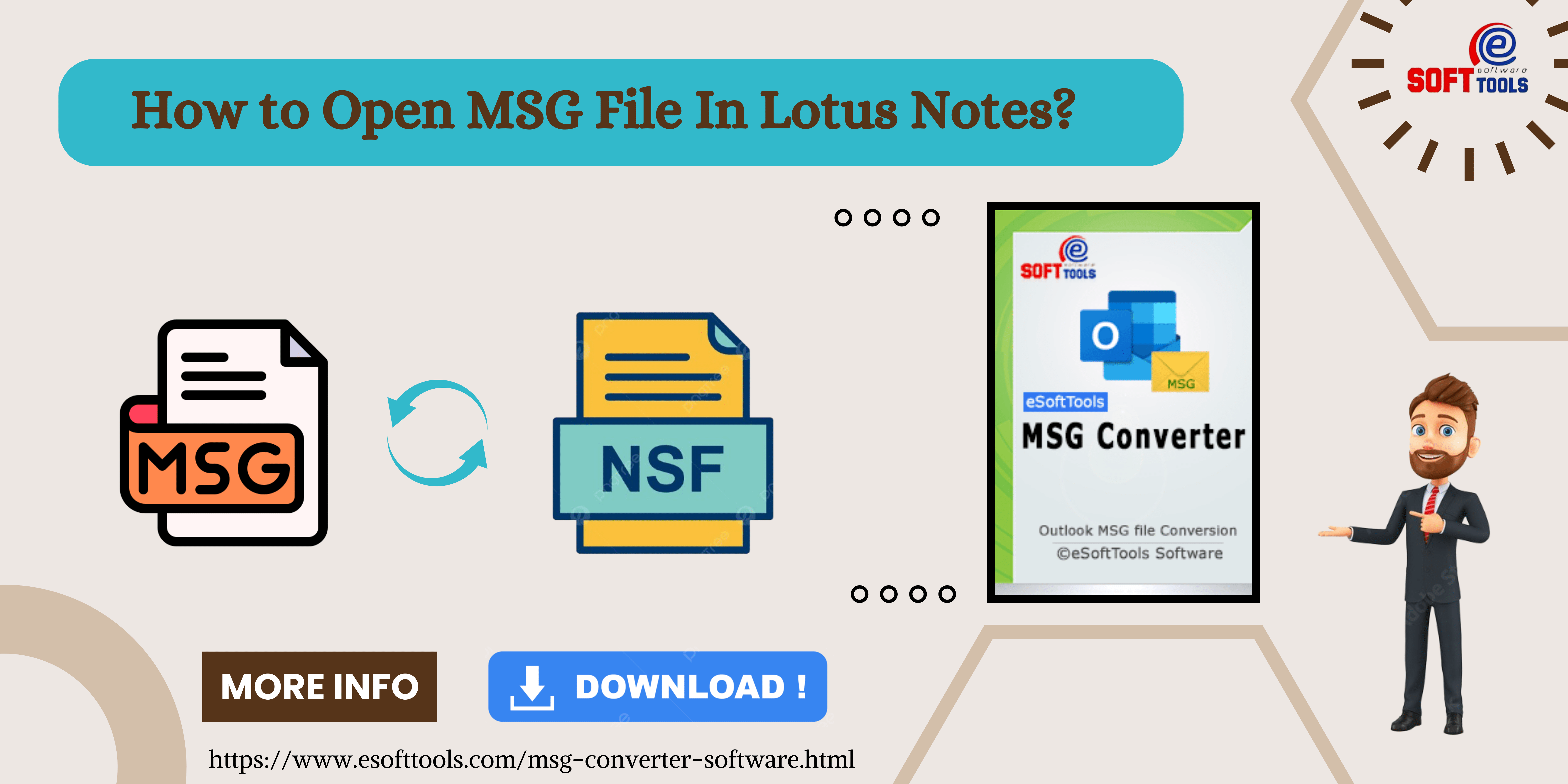 open msg file in lotus notes